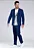 DOCTHOS COSTUME SLIM LISO - AZUL NOITE - Imagem 1