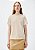 HERING BLUSA FEMININA MANGA CURTA EM TRICÔ LEVE - CREME - Imagem 1
