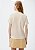 HERING BLUSA FEMININA MANGA CURTA EM TRICÔ LEVE - CREME - Imagem 3