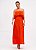 SOMMER VESTIDO LINHO - LARANJA FEBO - Imagem 1