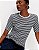 SHOULDER T-SHIRT BOXY - CANELADO LISTRA - Imagem 1