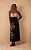 DRESS TO VESTIDO LINHO BORDADO BUSTO LISTRADO - PRETO - Imagem 1