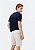 HERING BERMUDA MASCULINA RETA COM LINHO - BEGE - Imagem 3