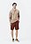 HERING BERMUDA BÁSICA MASCULINA CHINO RETA EM SARJA - MARSALA - Imagem 4
