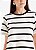 FORUM CAMISETA COMFORT LISTRADA GOLA CARECA - Imagem 4