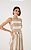 DRESS TO VESTIDO CROPPED LINHO LISTRAS RECORTE - Imagem 3