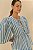 FARM BLUSA MANGAS LISTRA BICOLOR - AZUL ASTER - Imagem 3