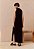 CACAY VESTIDO LONGO GOLA ALTA SILK FOLHAGEM - Imagem 2