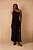 DRESS TO VESTIDO LONGO LINHO CINTURA DESLOCADA - PRETO - Imagem 1