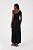 DRESS TO VESTIDO LONGO LINHO CINTURA DESLOCADA - PRETO - Imagem 6