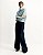 SHOULDER BLUSA TRICOT MESCLA AZUL - Imagem 1