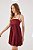 DRESS TO VESTIDO ALGODÃO BALONE - VINHO BOSSA - Imagem 2