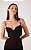 DRESS TO VESTIDO CROPPED LINHO RECORTES - PRETO - Imagem 4