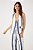 DRESS TO COLETE LINHO ESTAMPA LISTRA JOA - Imagem 2