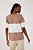 DRESS TO T-SHIRT RECORTE BICOLOR OFF WHITE/CINZA MIRANTE - Imagem 5