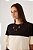 DRESS TO T-SHIRT RECORTE BICOLOR OFF POLVILHO/PRETO - Imagem 4