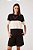 DRESS TO T-SHIRT RECORTE BICOLOR OFF POLVILHO/PRETO - Imagem 3