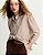 SHOULDER CAMISA VOIL LISTRAS CAMEL - Imagem 4