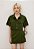 CACAY CAMISA SARJA CROPPED - VERDE MÉDIO - Imagem 1