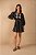 DRESS TO VESTIDO CURTO ALGODÃO PESPONTADO BORDADO - PRETO - Imagem 1