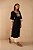 DRESS TO VESTIDO PALA BORDADO FLOR - PRETO - Imagem 1