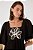 DRESS TO VESTIDO PALA BORDADO FLOR - PRETO - Imagem 4