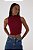 DRESS TO BLUSA TRICOT CANELADA GOLA - VINHO BOSSA - Imagem 3