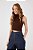 DRESS TO BLUSA TRICOT CANELADA GOLA - MARROM CAFEINA - Imagem 3