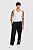 BAW CALÇA WIDE FIT SELFIE CHENILLE PRETO - Imagem 2