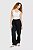BAW CALÇA WIDE FIT SELFIE CHENILLE PRETO - Imagem 1