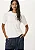 HERING BLUSA FEMININA MANGA CURTA EM TRICÔ LEVE - OFF WHITE - Imagem 2