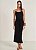 COLCCI VESTIDO MIDI ALÇA EM METAL SLIM - PRETO - Imagem 1