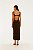 FARM VESTIDO CROPPED DECOTE COSTAS MARROM CHOCOLATE - Imagem 4