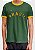 OSKLEN T-SHIRT SLIM BRAZIL COPA MC VERDE - Imagem 1