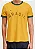 OSKLEN T-SHIRT SLIM BRAZIL COPA MC AMARELO - Imagem 1