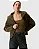 SHOULDER CASACO TRICOT ZIPER PELINHOS - Imagem 1