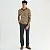 DEMOCRATA BOTA MASCULINA GRID COURO PRETO - Imagem 5