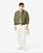 LACOSTE JAQUETA BOMBER EM TAFETA KHAKI GREEN - Imagem 2