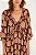 FARM VESTIDO CURTO ESTAMPADO LEQUE DE PAVAO - Imagem 2