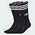 ADIDAS MEIAS TRES LISTRAS HIGH CREW 3 PARES BLACK - Imagem 1