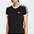 ADIDAS ORIGINALS VESTIDO TRES LISTRAS BLACK AND WHITE SLIM - Imagem 6