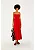 FARM VESTIDO AMPLO MIDI VERMELHO AMAPOLA - Imagem 1