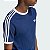 ADIDAS ORIGINALS CAMISETA DROP NEEDLE TRES LISTRAS NIGHT INDIGO - Imagem 4