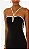 FARM VESTIDO DECOTE V BICOLOR PRETO - Imagem 2