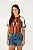 FARM SHORT BARRA DOBRADA JEANS ESCURO - Imagem 3