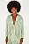 FARM CAMISA FIO TINTO LISTRAS VERDE - Imagem 1