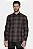 ARAMIS CAMISA REGULAR FLANELA XADREZ SHADOW CAFE COM PRETO - Imagem 1