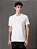 CALVIN KLEIN CAMISETA MASCULINA MEIA MALHA LOGO OFF WHITE - Imagem 1