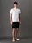 CALVIN KLEIN CAMISETA MASCULINA MEIA MALHA LOGO OFF WHITE - Imagem 3
