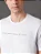 CALVIN KLEIN CAMISETA MASCULINA MEIA MALHA LOGO OFF WHITE - Imagem 4